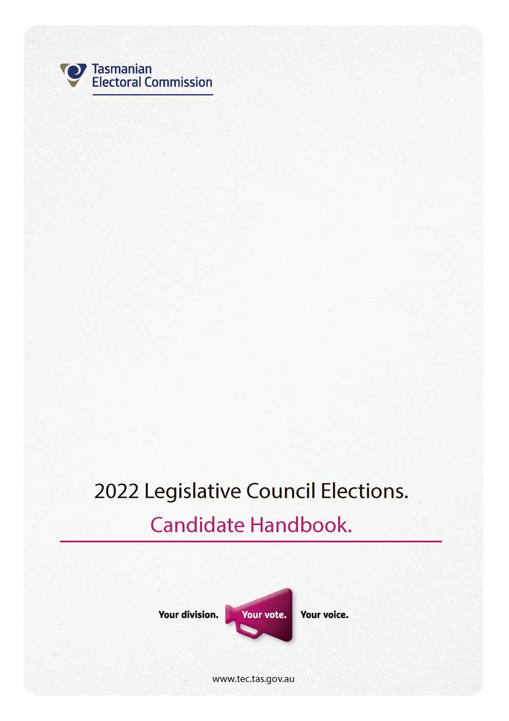 Preview of candidate handbook cover