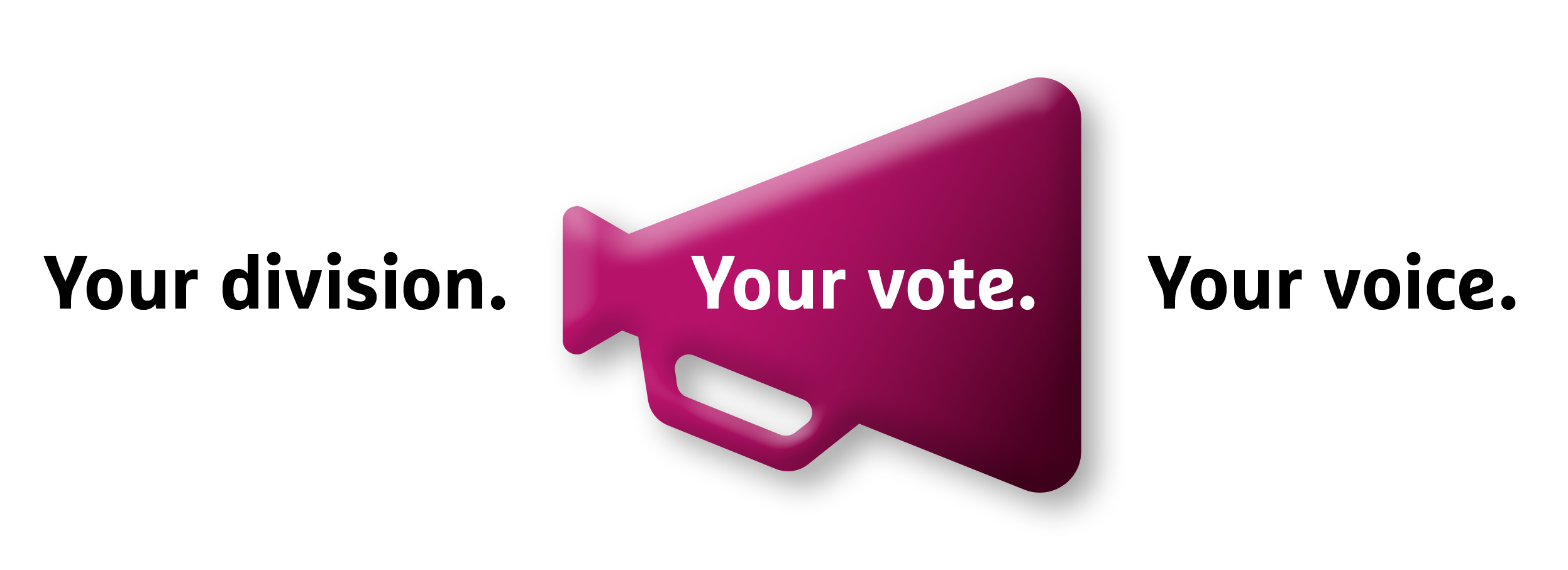 Legislative Council election tagline - Your division. Your vote. Your voice.