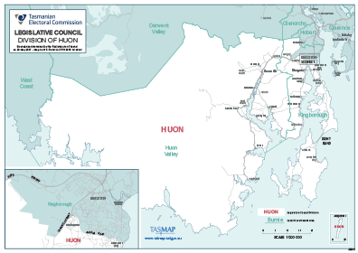 Preview of Huon division map
