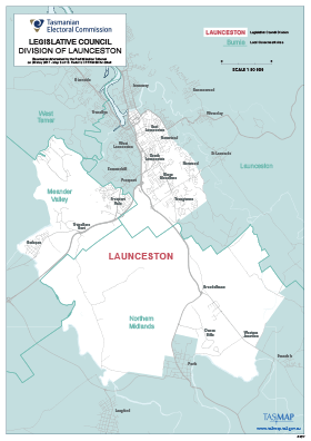 Preview of Launceston division map