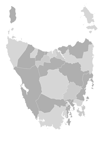 Graphic of local government areas map