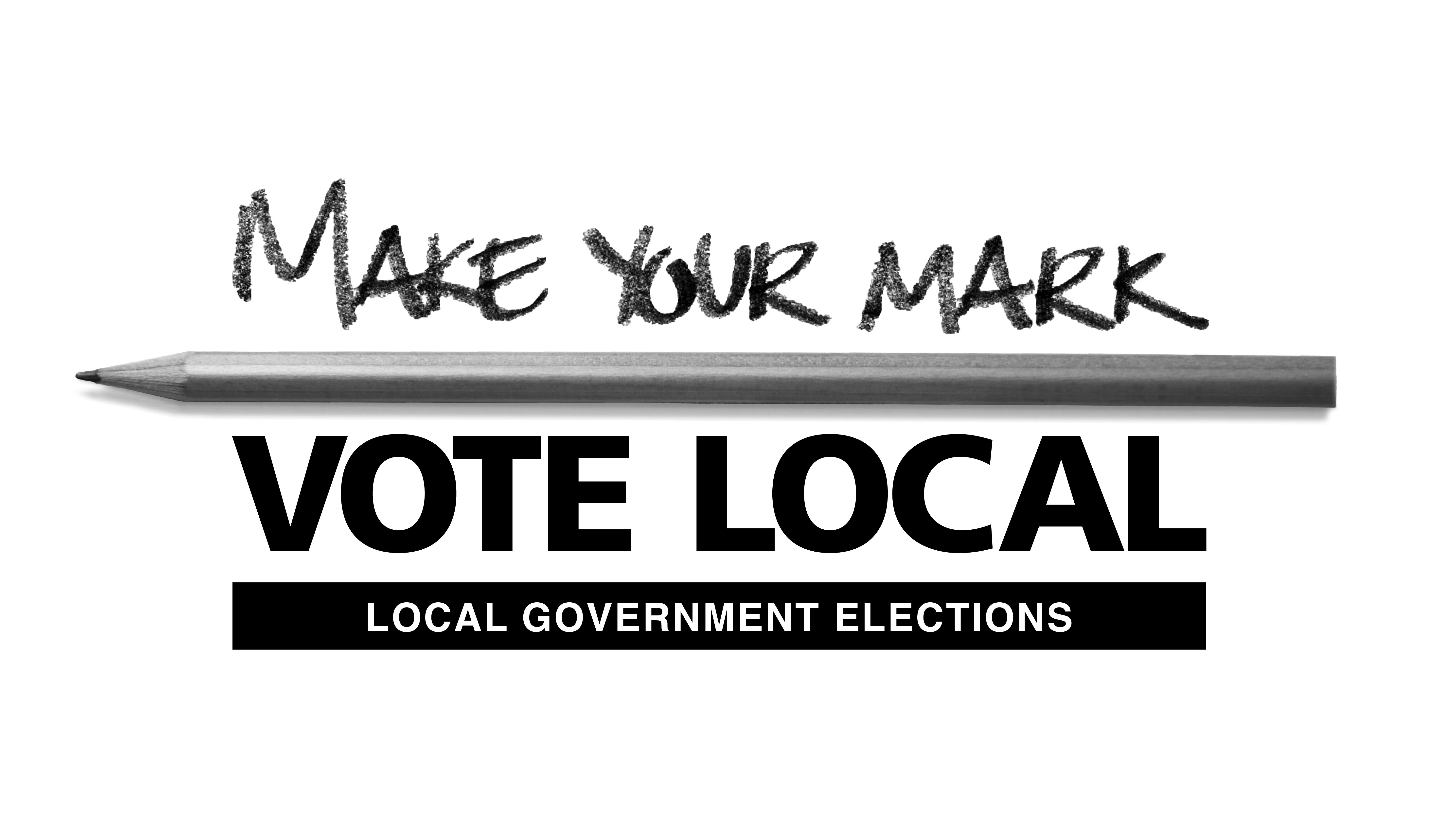 Make Your Mark Local Government elections wordmark.